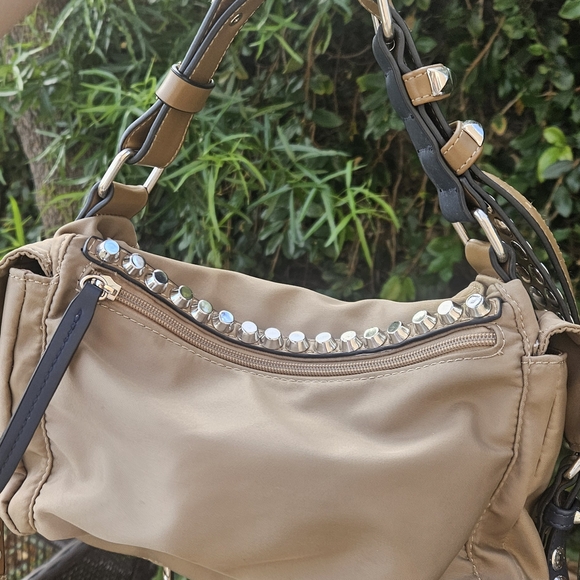 Shoulder Bag with Studded Details - Picture 2 of 6